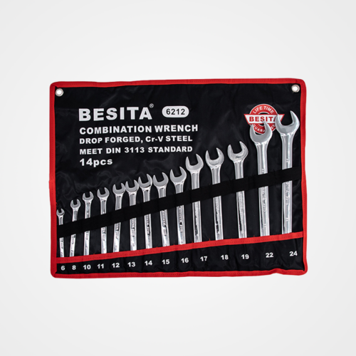14pcs Metric High Polished Combination Wrench Set