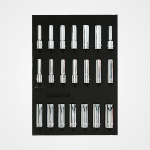 21pcs 12.5mm Long Socket Tool Set (In Tray) 21pcs 12.5mm Long Socket Tool Set (in Tray)